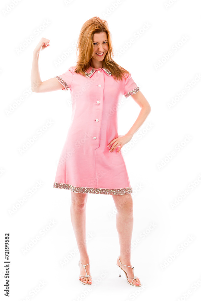 Fototapeta premium model isolated on white