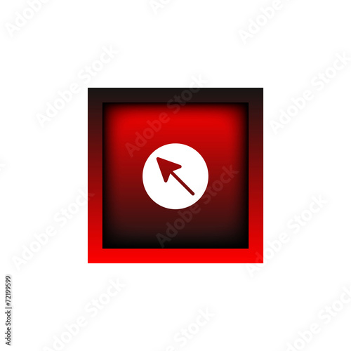 bouton flèche haut gauche