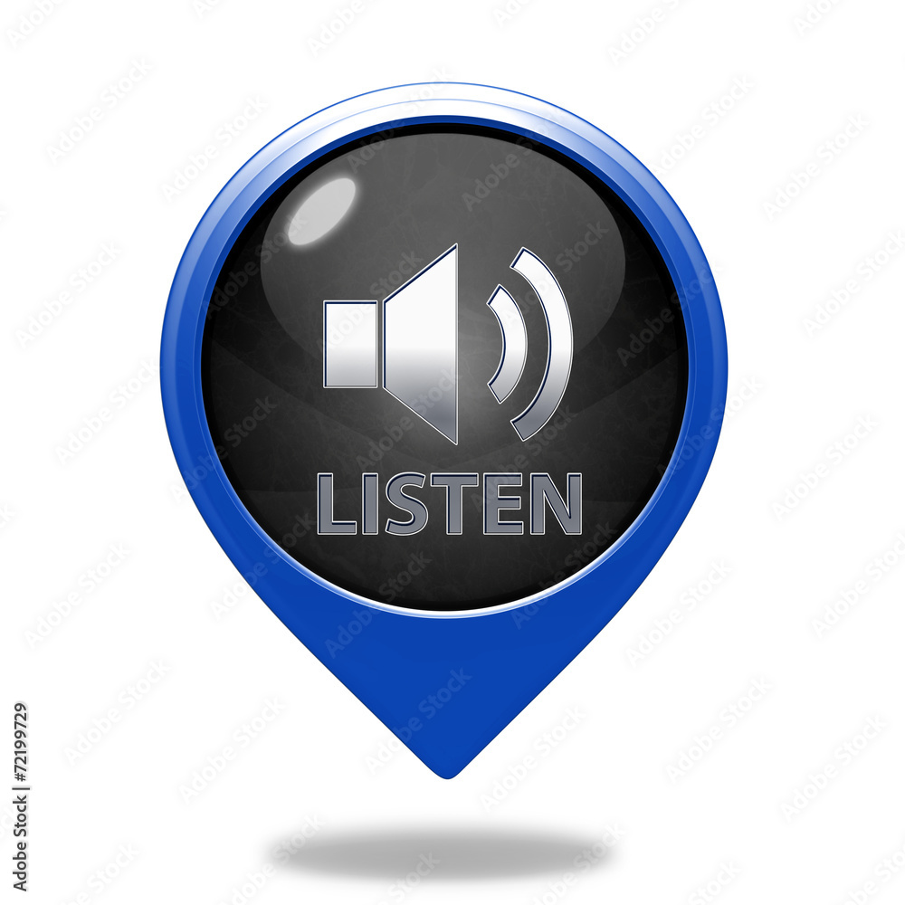 music pointer icon on white background music pointer icon on white background