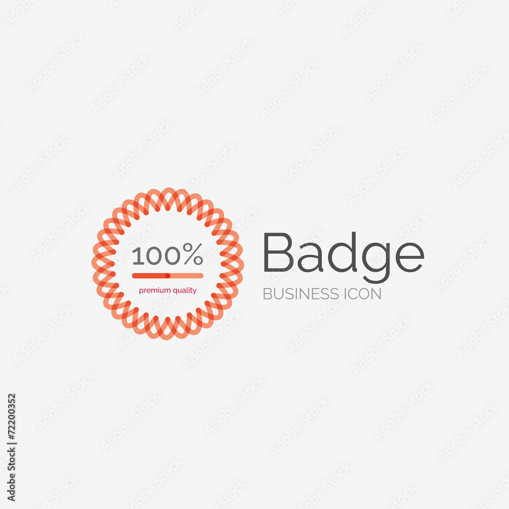 Thin line neat design logo, premium quality stamp Thin line neat design logo, premium quality stamp