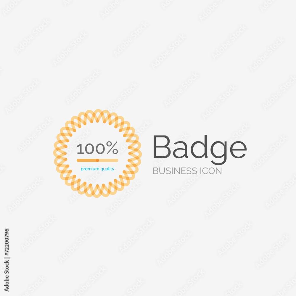 Thin line neat design logo, premium quality stamp Thin line neat design logo, premium quality stamp