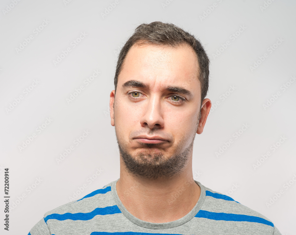 Fototapeta premium resentful man