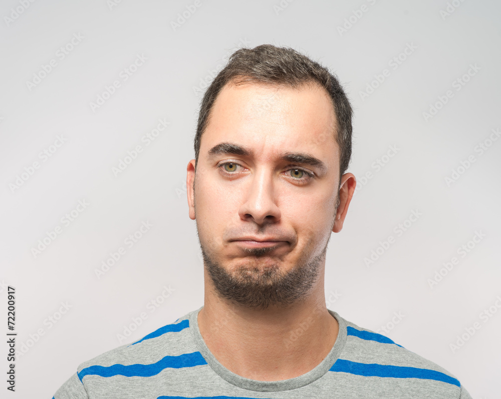 Obraz premium resentful man