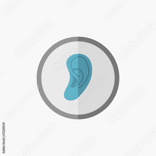 Ear Flat Icon