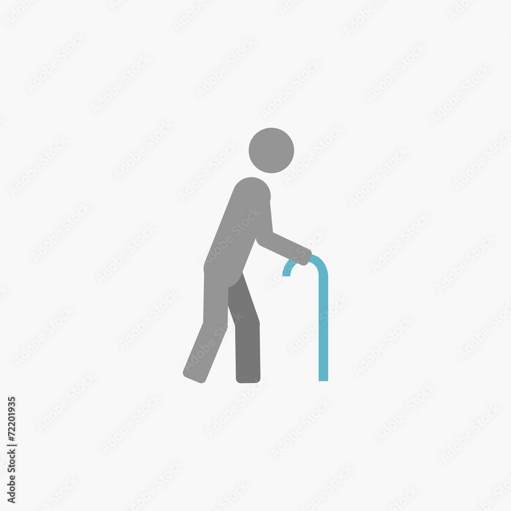 Disability Flat Icon Disability Flat Icon