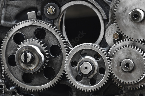 Gear of the engine part