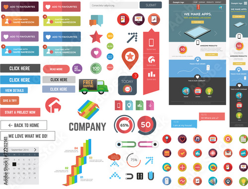 Massive collection of web graphics