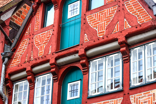 Pittoreske historische Bauten in Altstadt Lüneburg photo