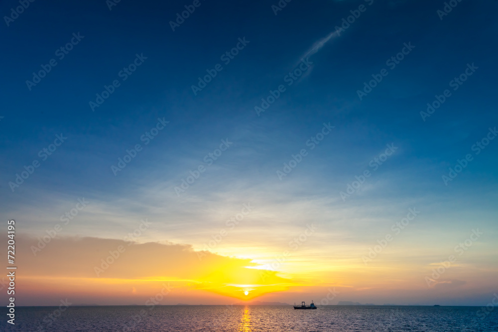 Obraz premium Tropical sunset
