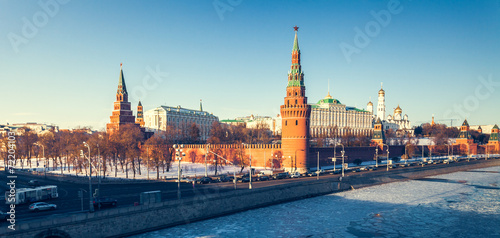 The Grand Kremlin Palace and Kremlin wall