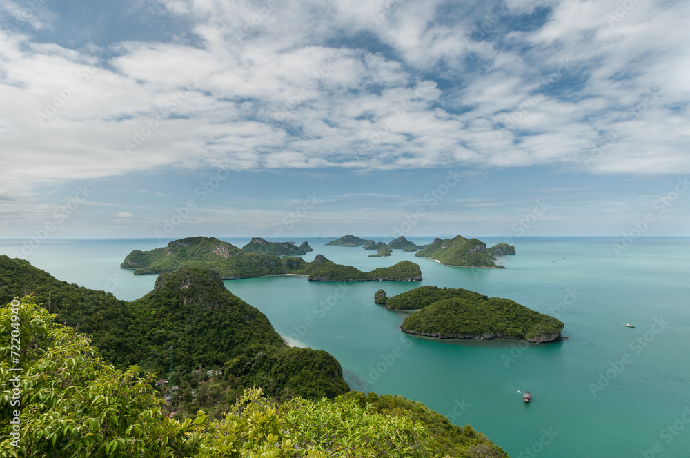 View point of Ang Thong Islands national park ,Thailand