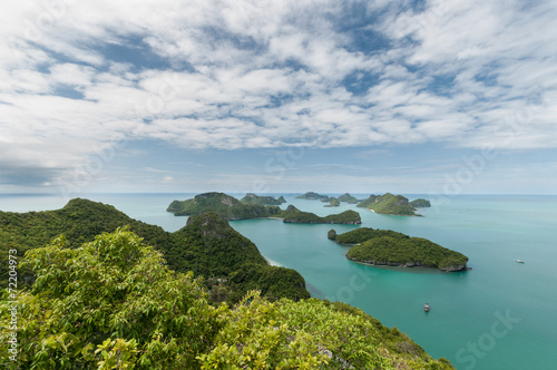 View point of Ang Thong Islands national park