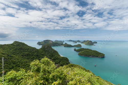 View point of Ang Thong Islands national park ,Thailand
