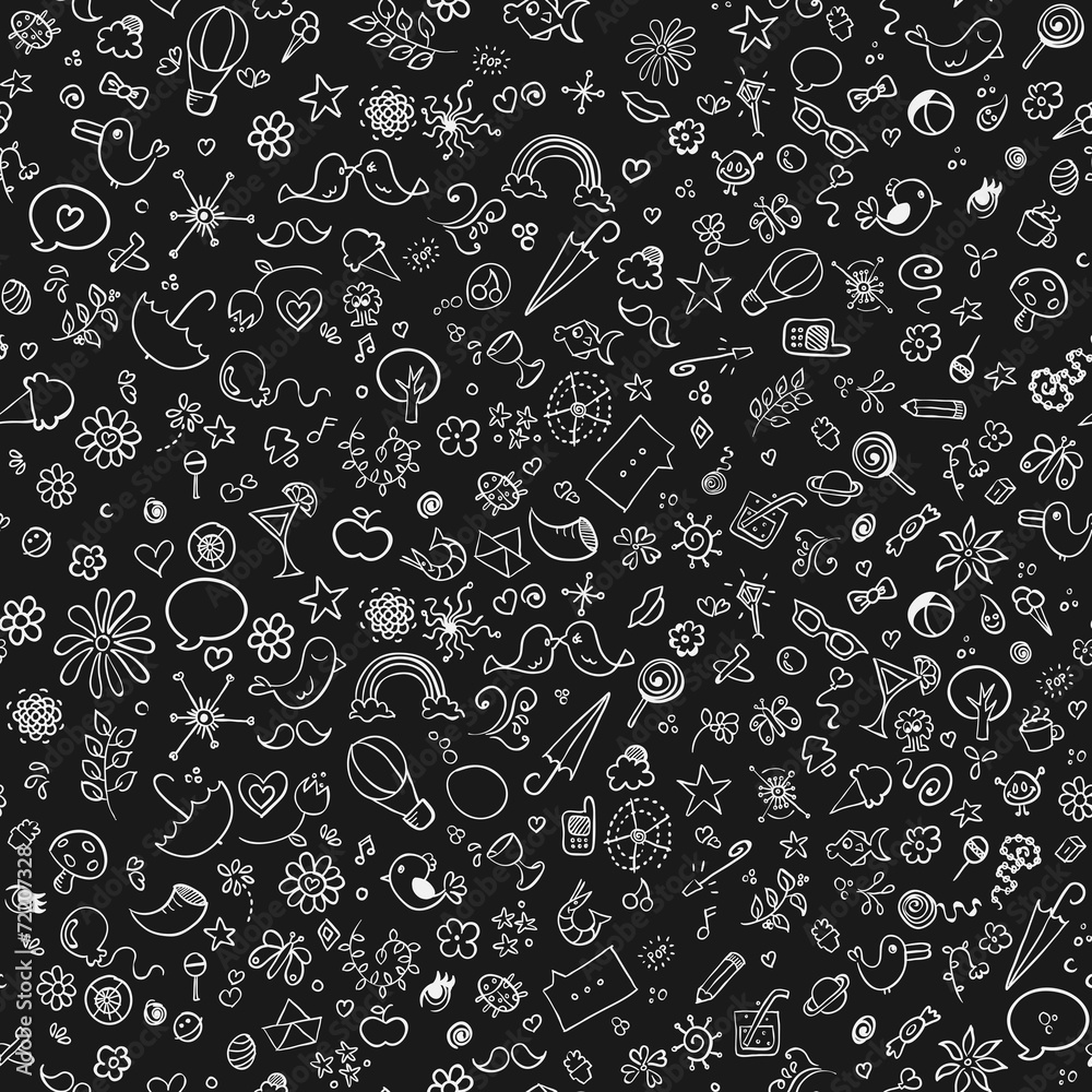 doodle pattern: Seamless background doodle pattern: Seamless background