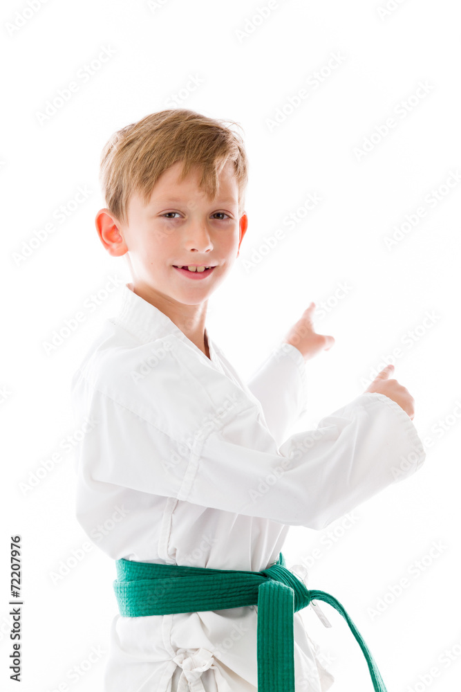 model isolated on plain background looking at camera pointing model isolated on plain background looking at camera pointing