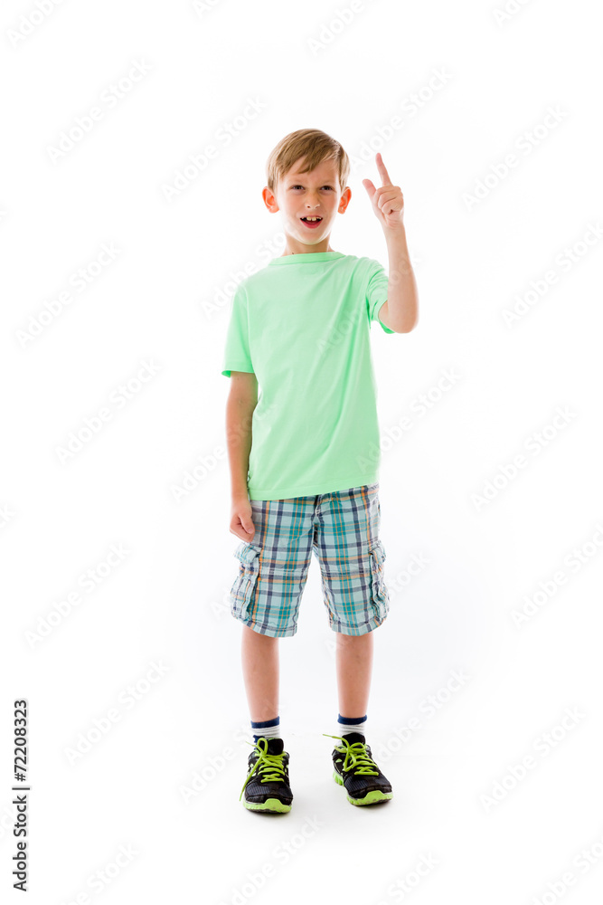 model isolated on plain background nagging scolding with finger model isolated on plain background nagging scolding with finger