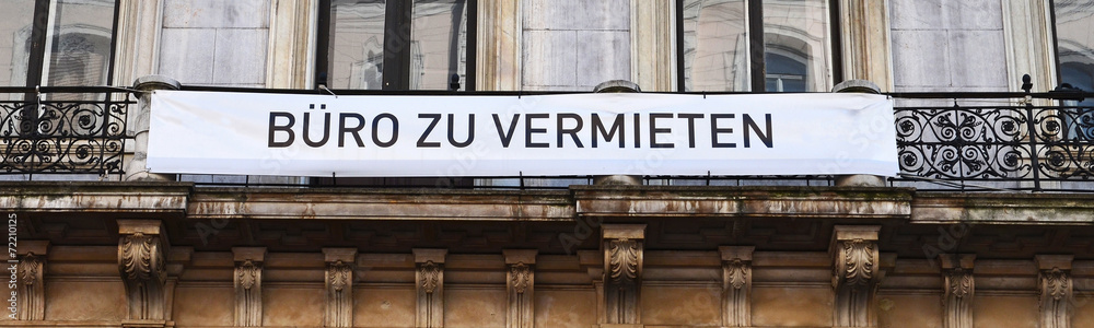 Fototapeta premium büro zu vermieten