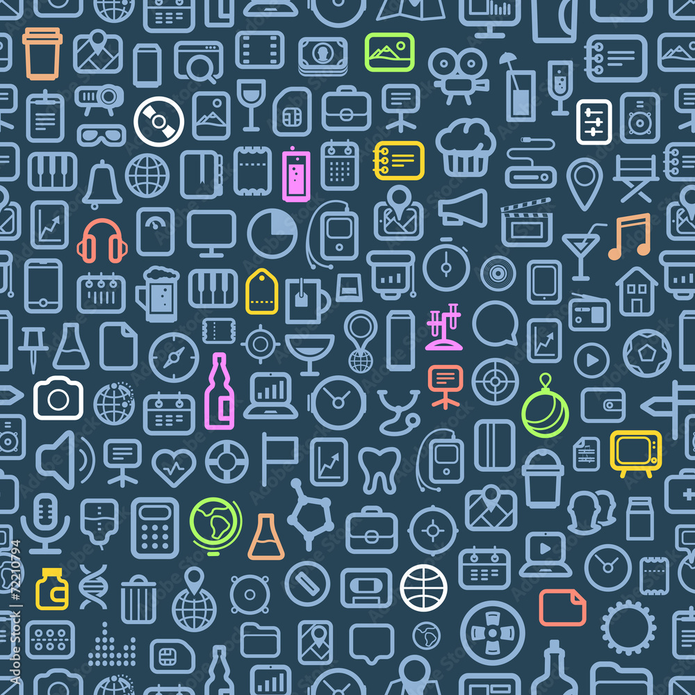 interface icons seamless background interface icons seamless background