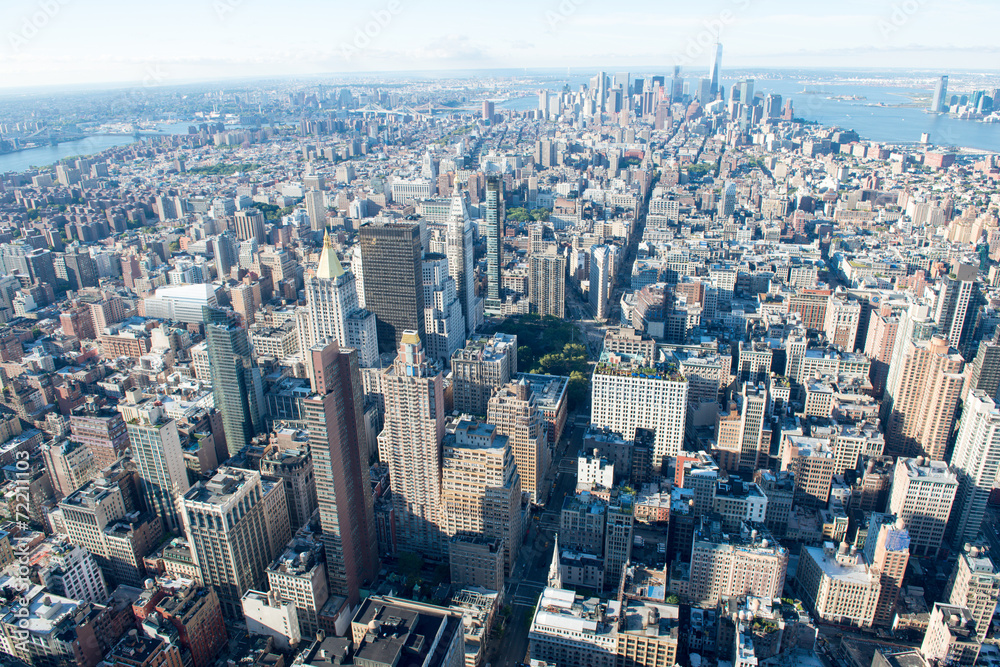 Fototapeta premium Dans la ville de New York