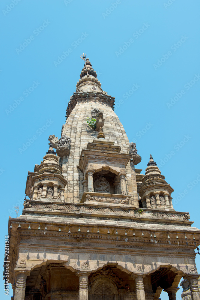 Batsala Temple on a Durbar square of Bhaktapur, Nepal
