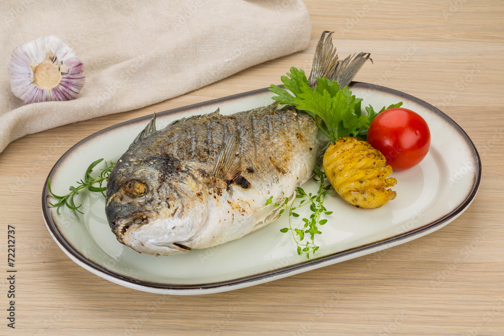 Grilled dorado Grilled dorado