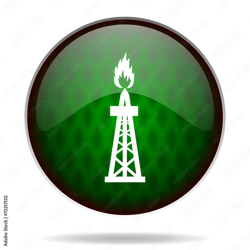 gas green internet icon gas green internet icon