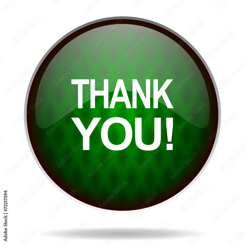 thank you green internet icon Stock Illustration | Adobe Stock