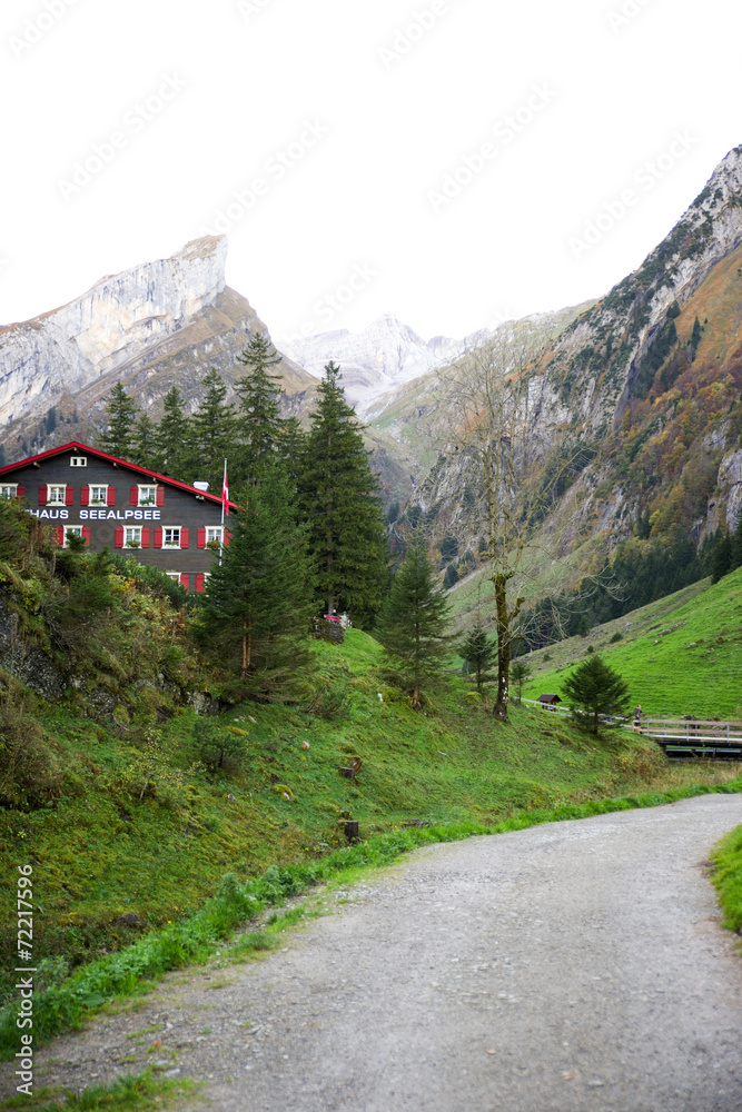 Fototapeta premium Alpstein - Alpen - Schweiz