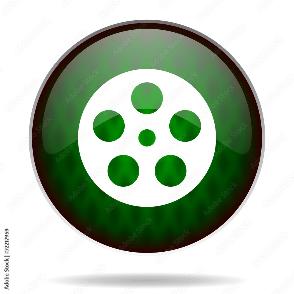 film green internet icon film green internet icon