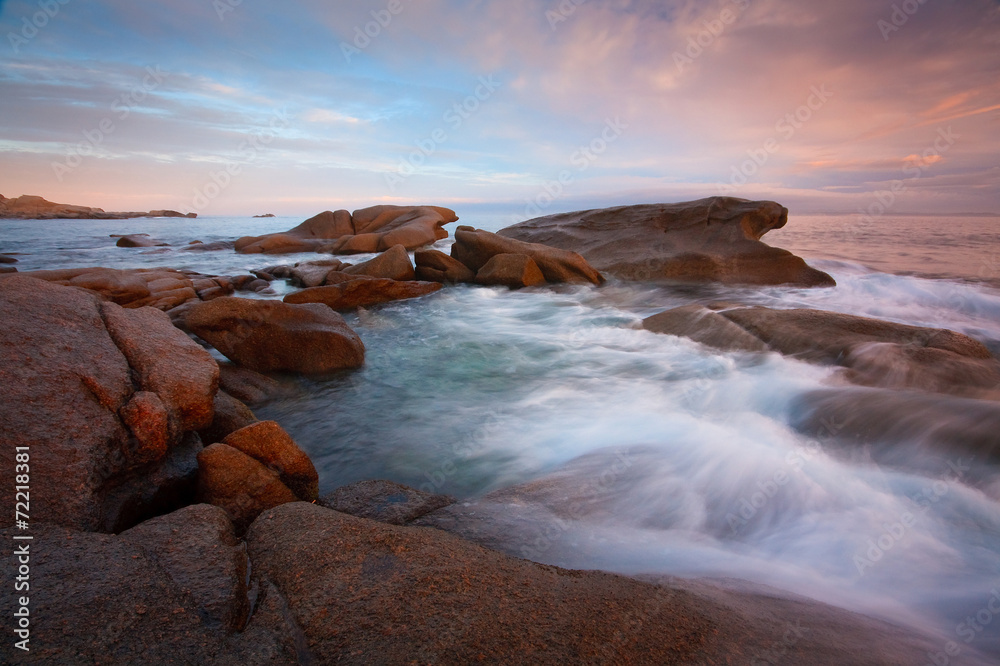 Granite coast in northern Sardinia, Italy. Granite coast in northern Sardinia, Italy.