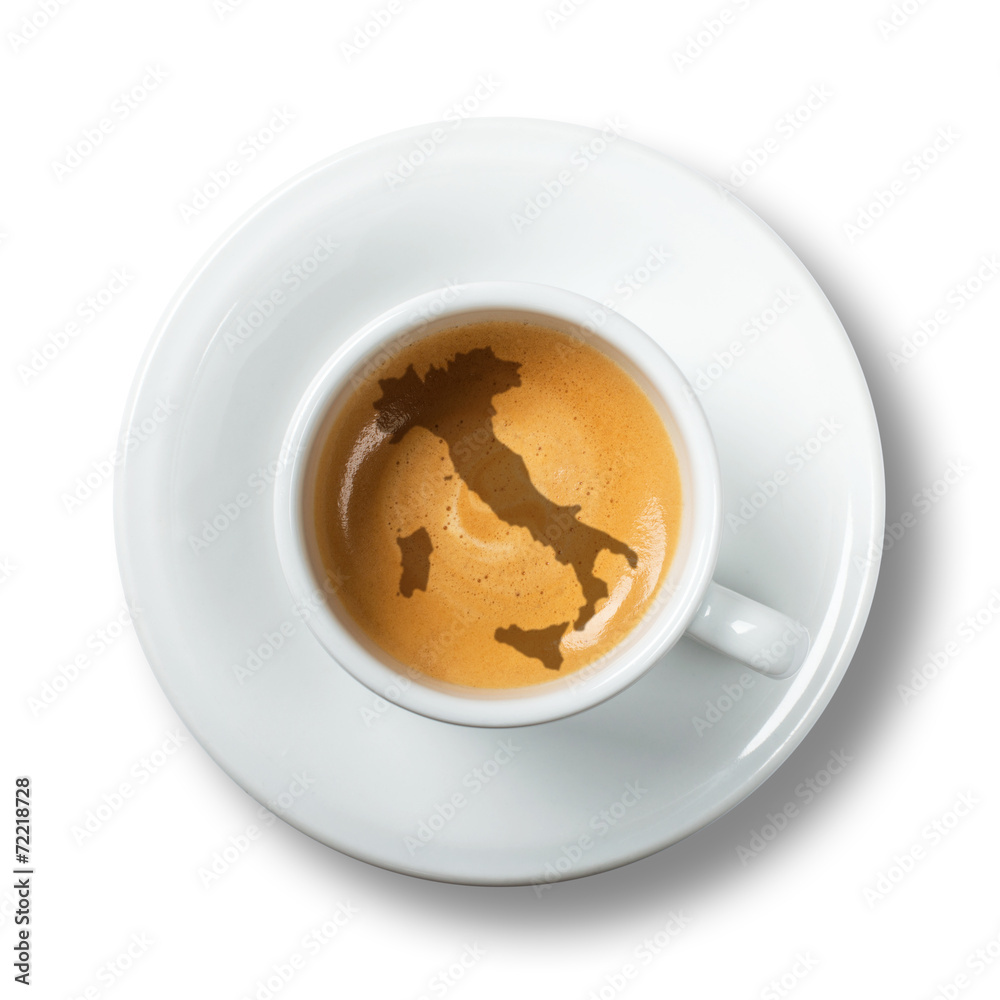 Naklejka premium Włoskie espresso