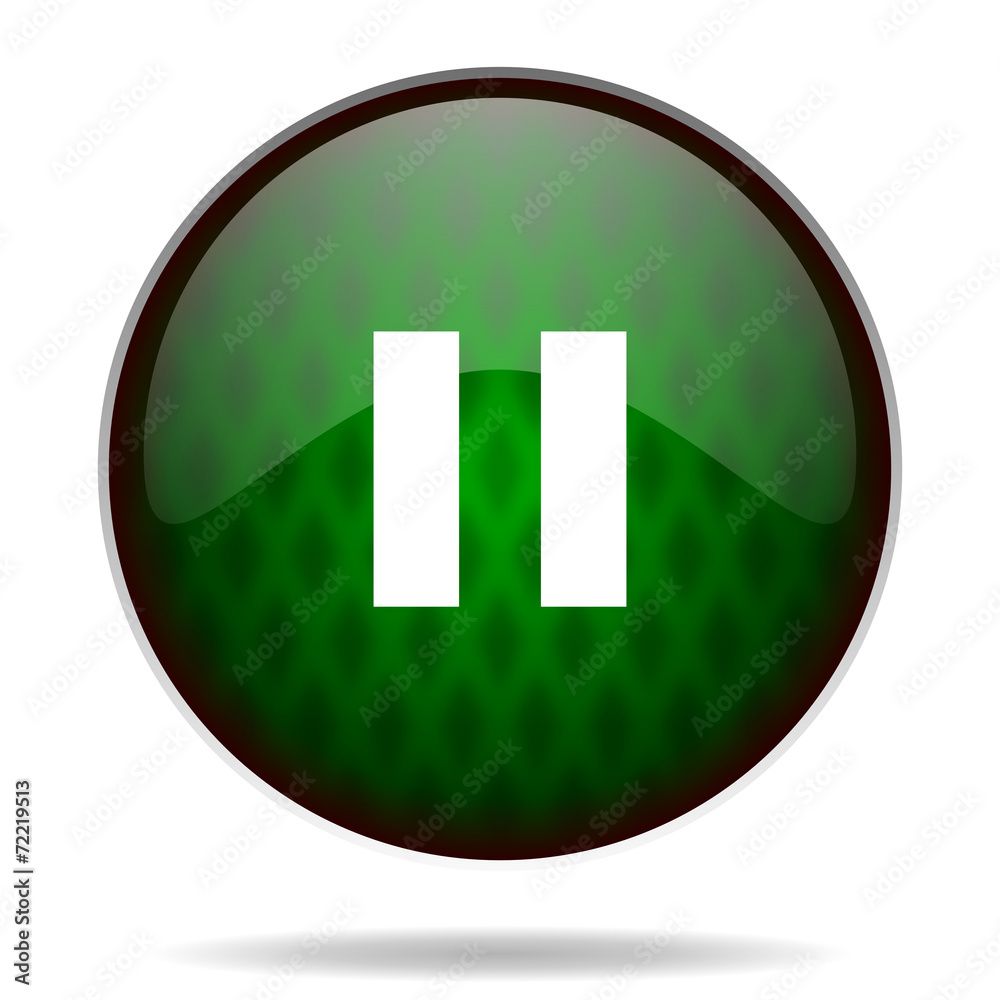 pause green internet icon pause green internet icon