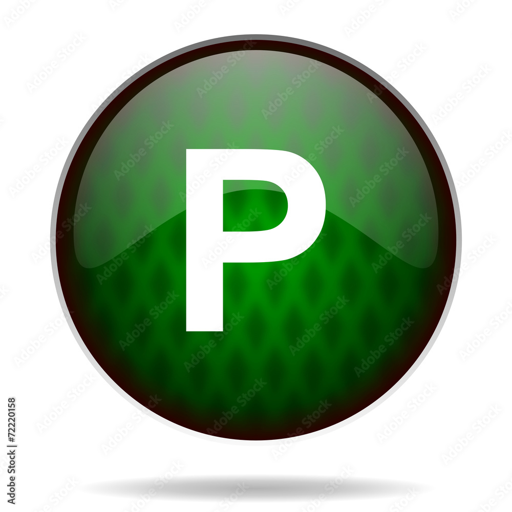 parking green internet icon parking green internet icon