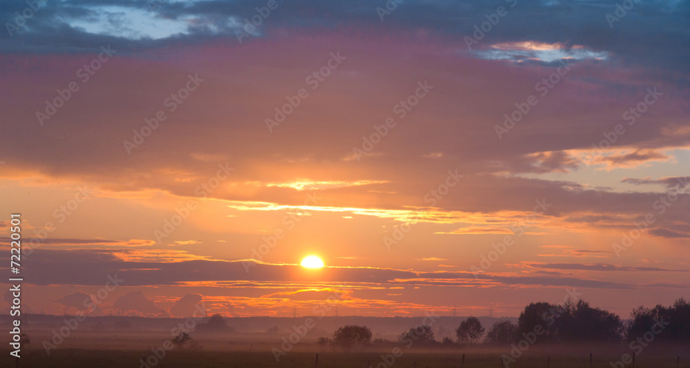 Farm Pasture Day Ends