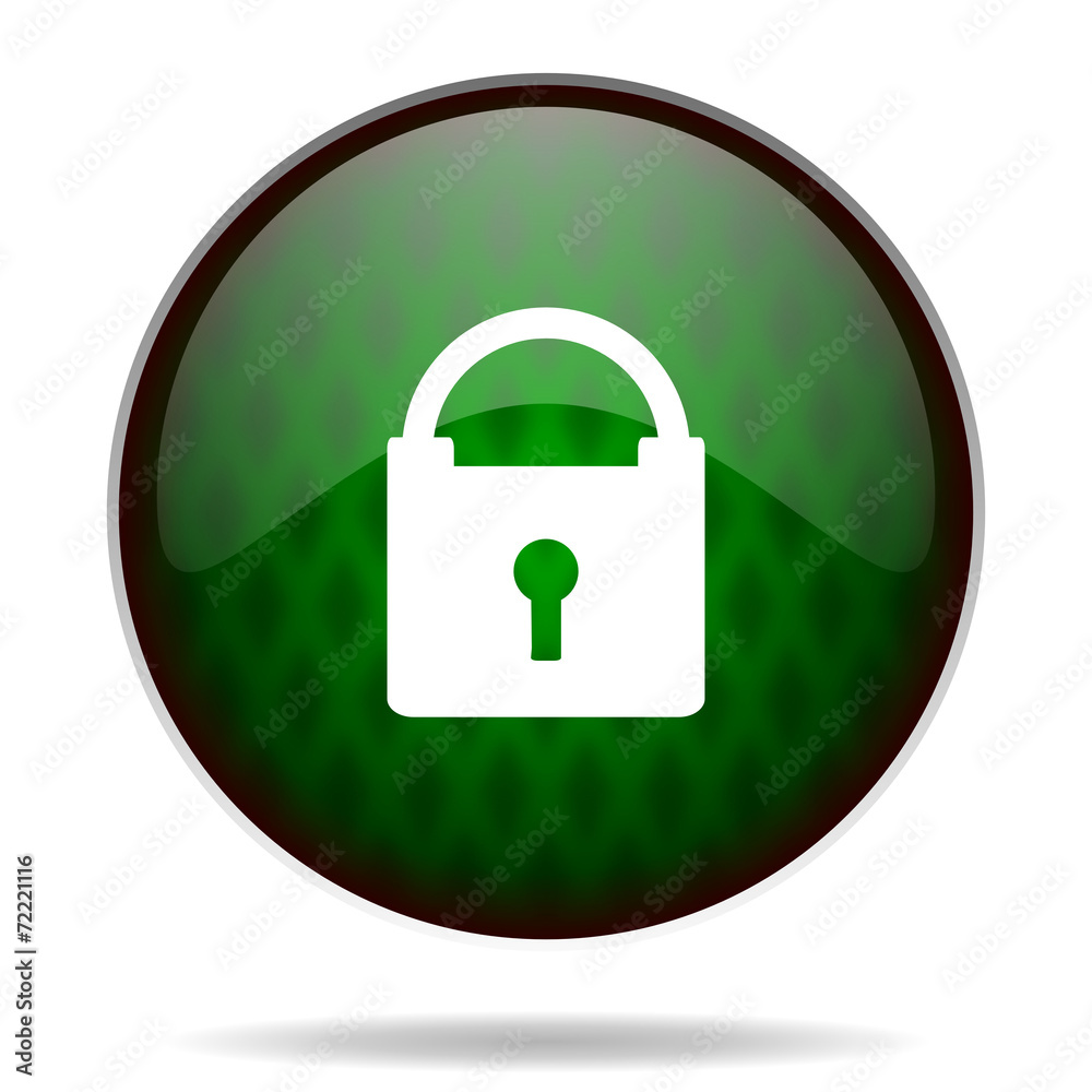 padlock green internet icon padlock green internet icon