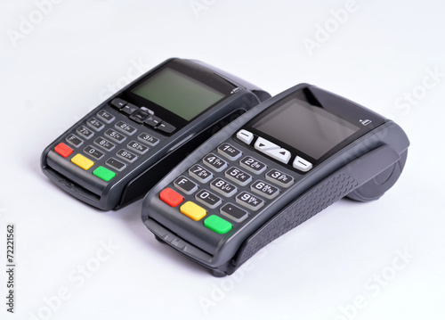 POS Payment GPRS Terminal, isolated on white