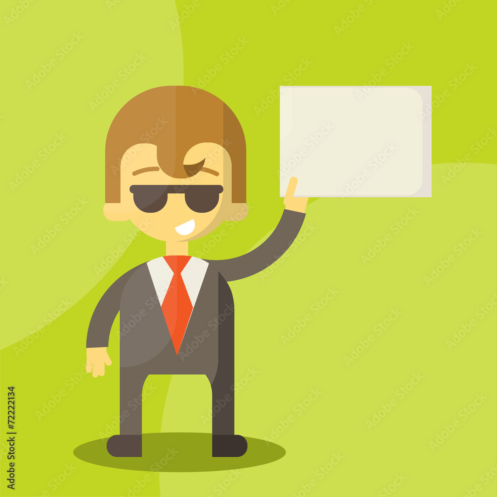 funny cartoon manager in various poses funny cartoon manager in various poses