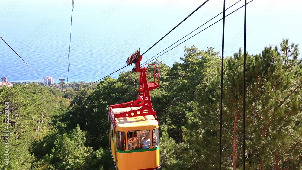 Ropeway on Ah-Petri. Ropeway on Ah-Petri.