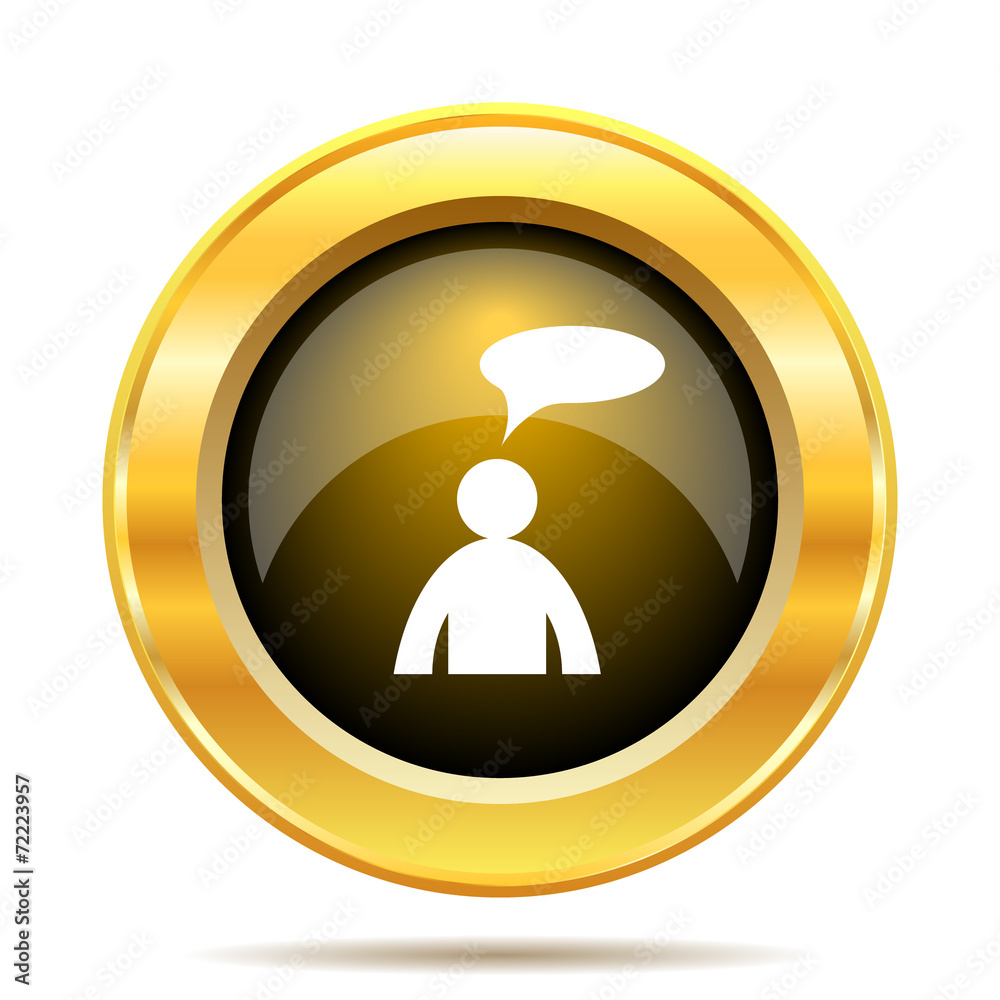 Comments icon - man with bubble Comments icon - man with bubble