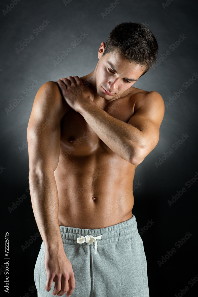 Fototapeta premium young male bodybuilder