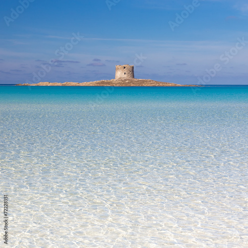 Pelosa beach, Sardinia, Italy.
