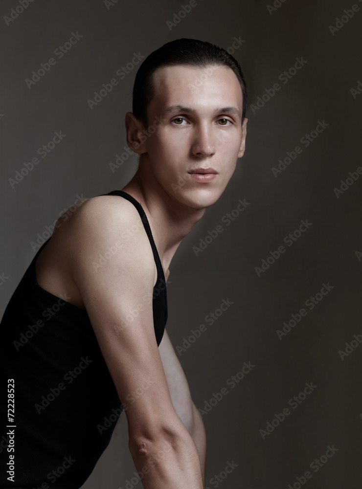 Naklejka premium Dark male fashion b