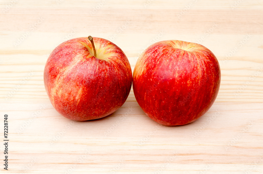 Apples on wooden background Apples on wooden background