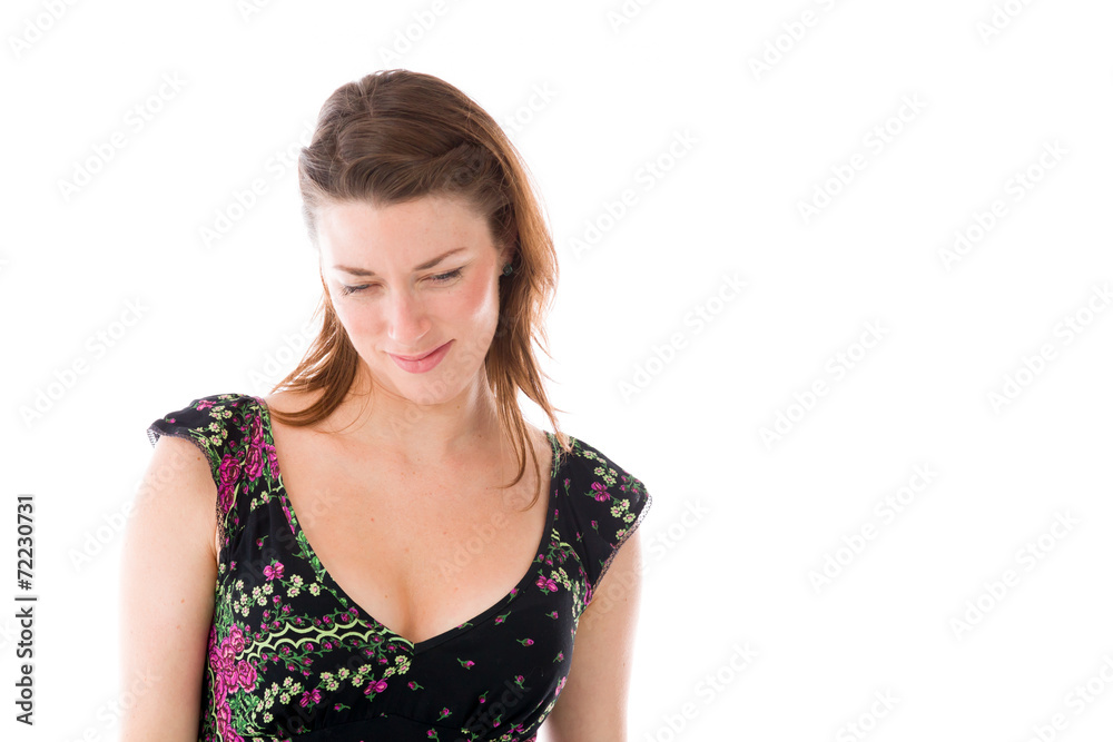 model isolated on plain background upset angry worried model isolated on plain background upset angry worried