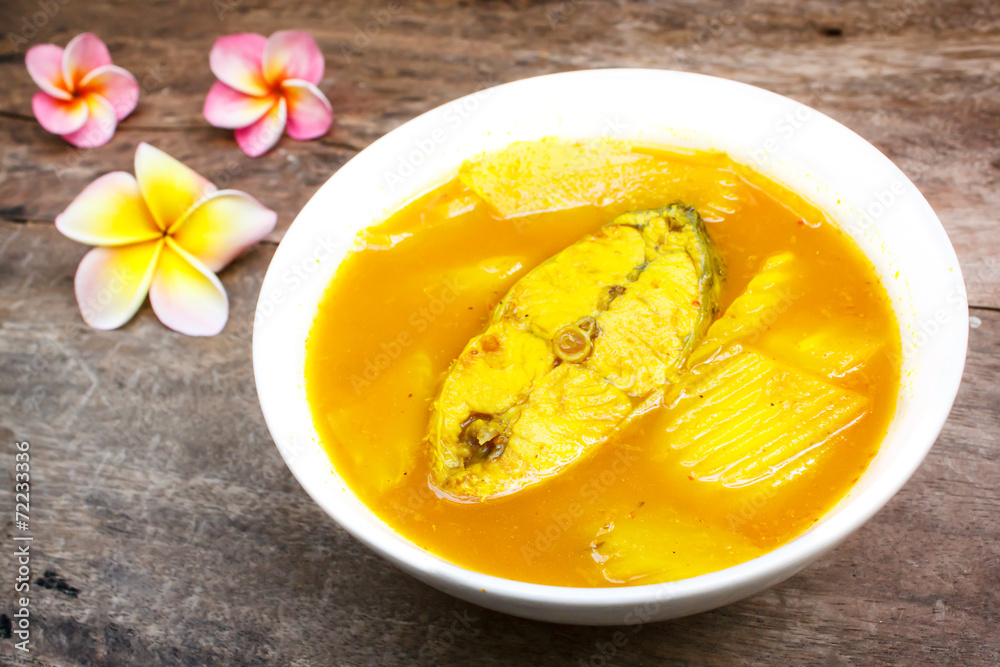 Hot and sour with fish.