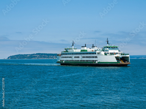 The Ferry at Mukilteo in Washington State USA