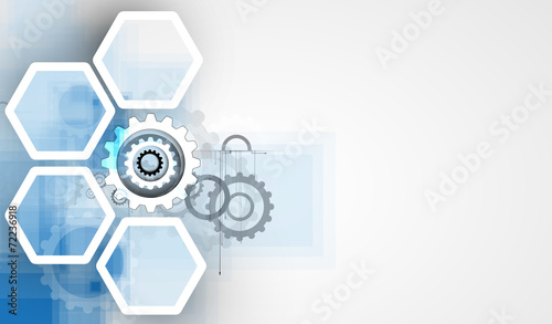 machine technology gears. retro gearwheel mechanism bacground