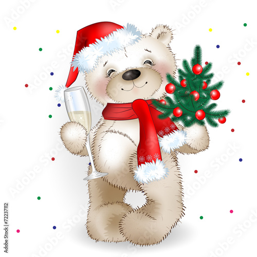 Bear Santa Claus