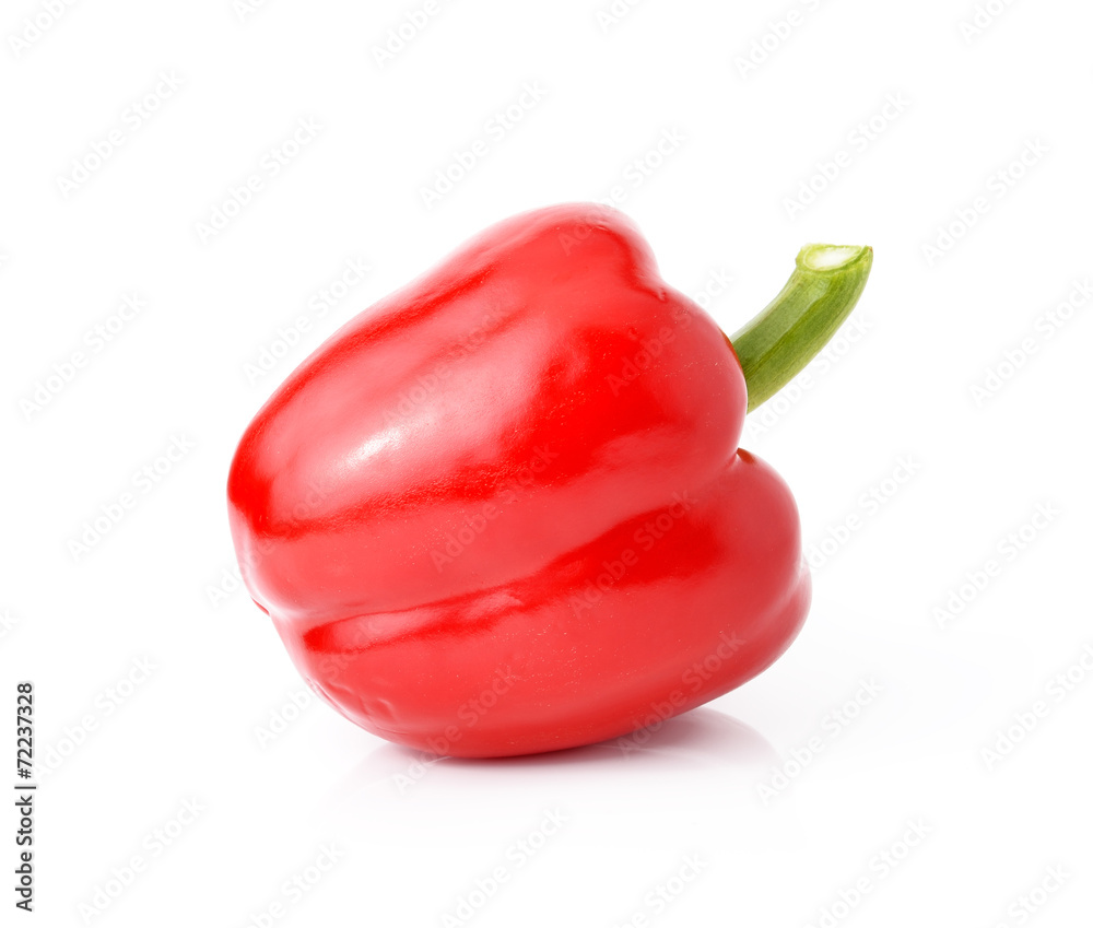 red pepper isolated on white background