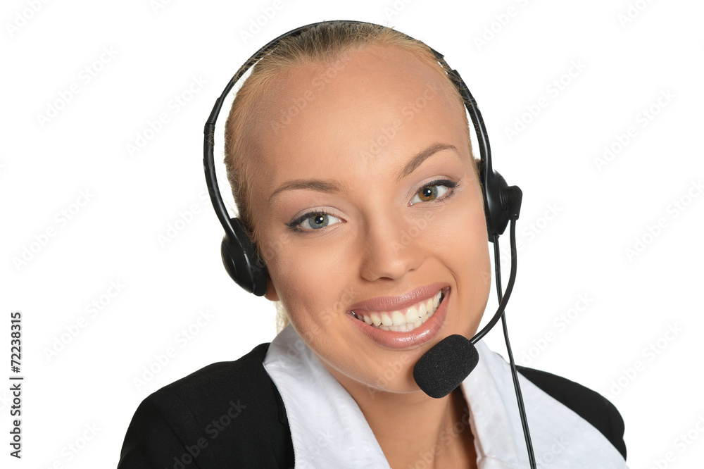 call operator woman call operator woman